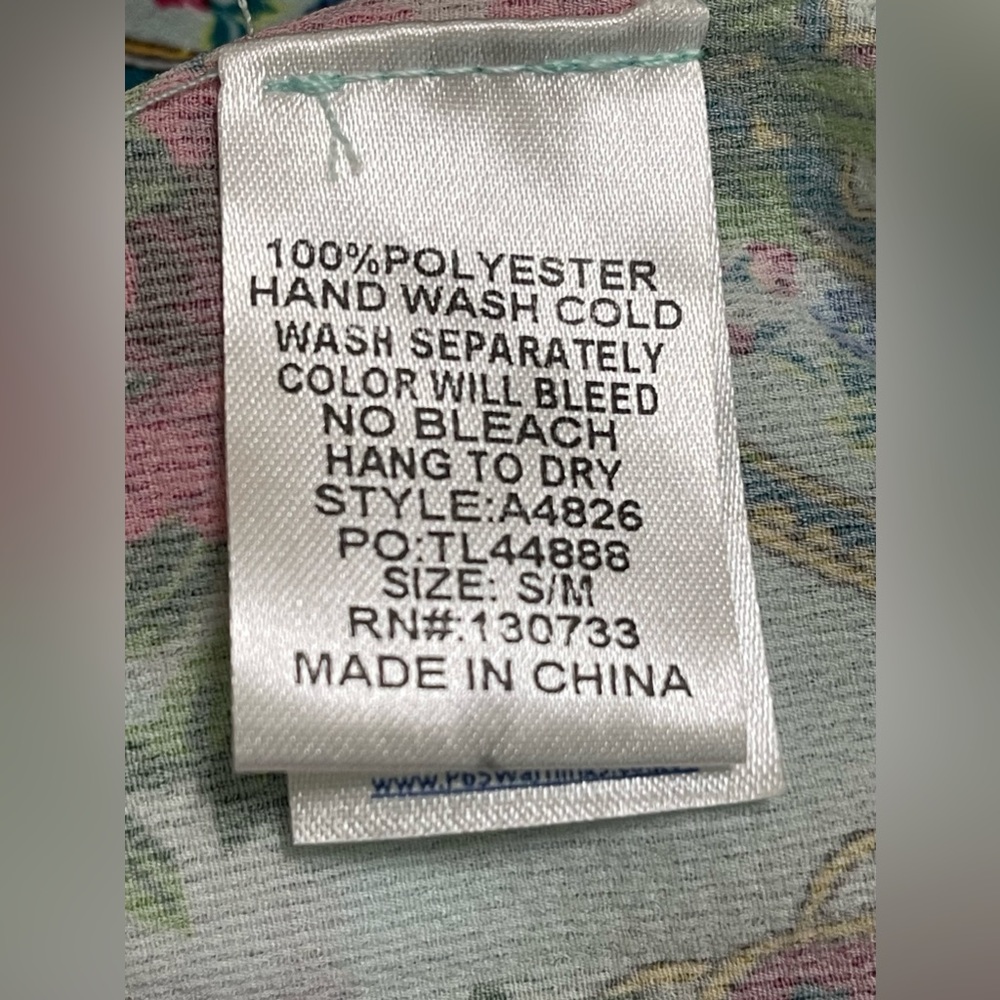 Umgee Floral Multi-Color Flowy Open-Front Kimono … - image 8